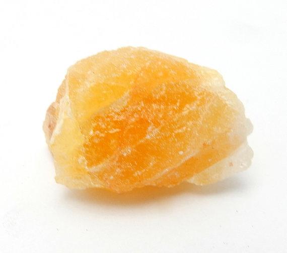 Orange Calcite - close up