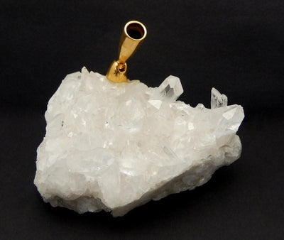 Crystal Quartz Cluster Pen Holder  up close another angle
