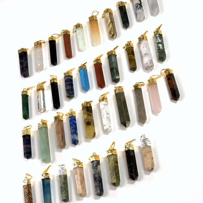 side view of the gemstones 