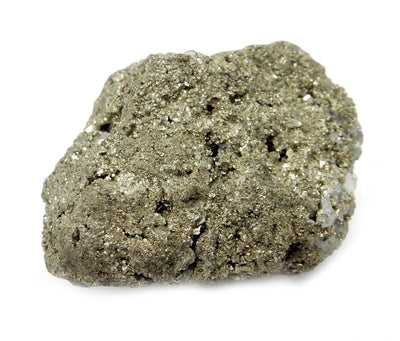 Pyrite Nuggets With Magnet - one close up