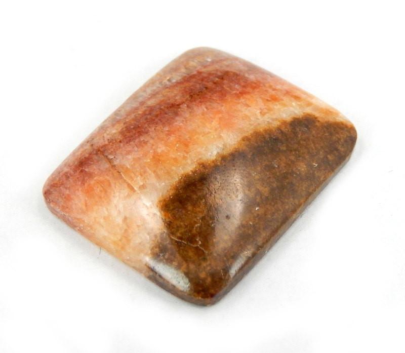 1 Rainbow Calcite Cabochon in a rectangular shape