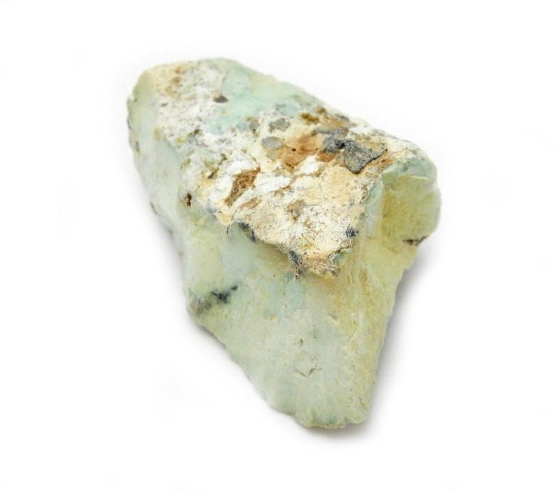 Rough Natural Apache Turquoise on white background