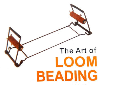 Folding Metal Tension Beading Loom Kit pictured at an angle