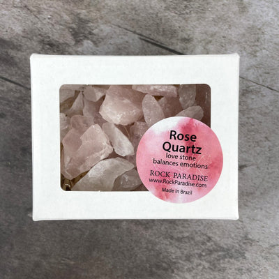 Rose Quartz Chubbie Box of Stones