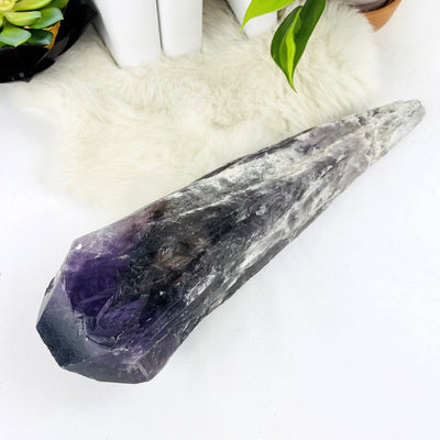 Elestial Amethyst Point from another angle