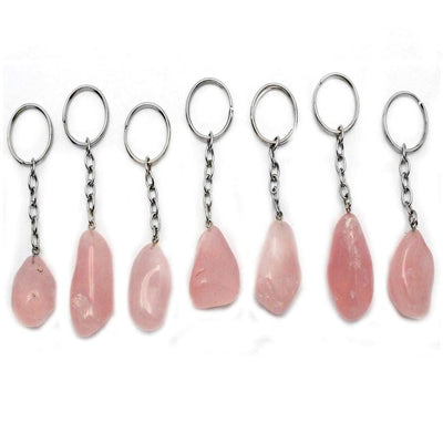 rose keychains in a row