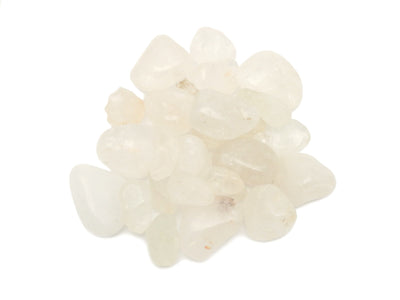 Tumbled Stones - 1/2 Lb Crystal Quartz Tumbled Gemstones - Polished Stones - Jewelry Supplies - Arts And Crafts ~ Choose 1,3,5 Bags (TS-75)