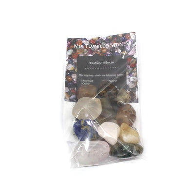 mix tumbled stones in a bag