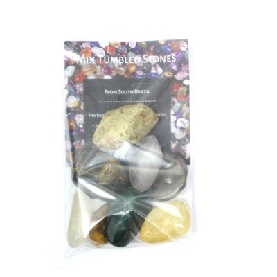 mix tumbled stones in a bag