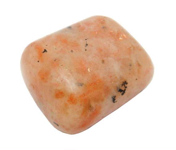 Tumbled Stones - Tumbled Polished Sunstone Stone - Choose Your Qty - Gorgeous Orange Tumbled Gemstone (TS-71)