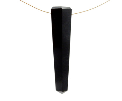 point displayed on necklace chain to show how it hangs 